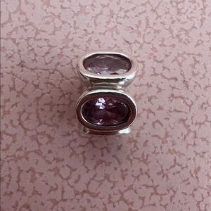 Pandora Pink Oval Lights CZ charm